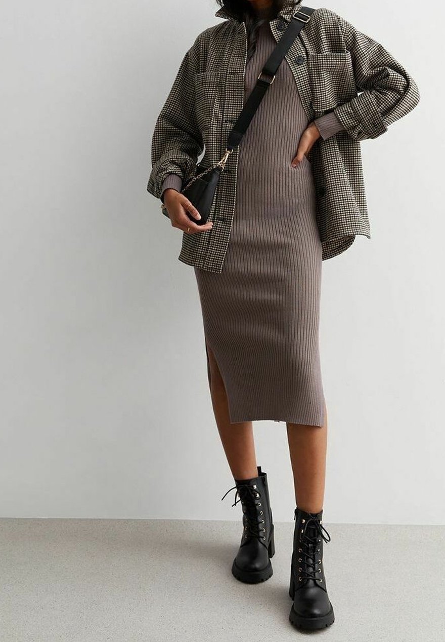 New Look Robe fourreau brown/marron (Seconde main)