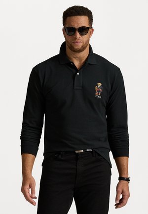 POLO BEAR MESH POLO SHIRT - Polo - black