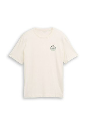 TOM TAILOR, T-Shirt print - gardenia white