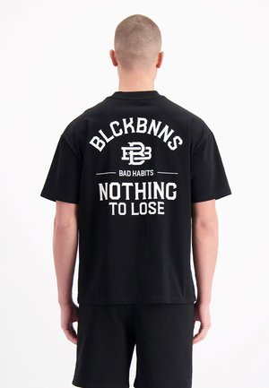 Print T-shirt - black