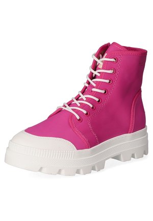 Bottines à plateau - pink