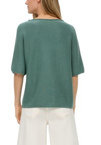 s.Oliver U-BOOT-AUSSCHNITT - T-Shirt basic - petrol