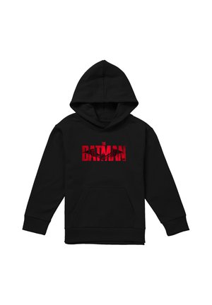 DC COMICS - BATMAN, THE BATMAN CRIMSON DRAWN BAT LOGO UNISEX - Hoodie - black