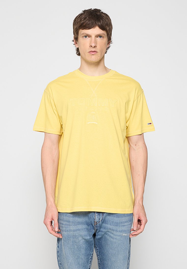 Tommy Jeans T-shirt print geel