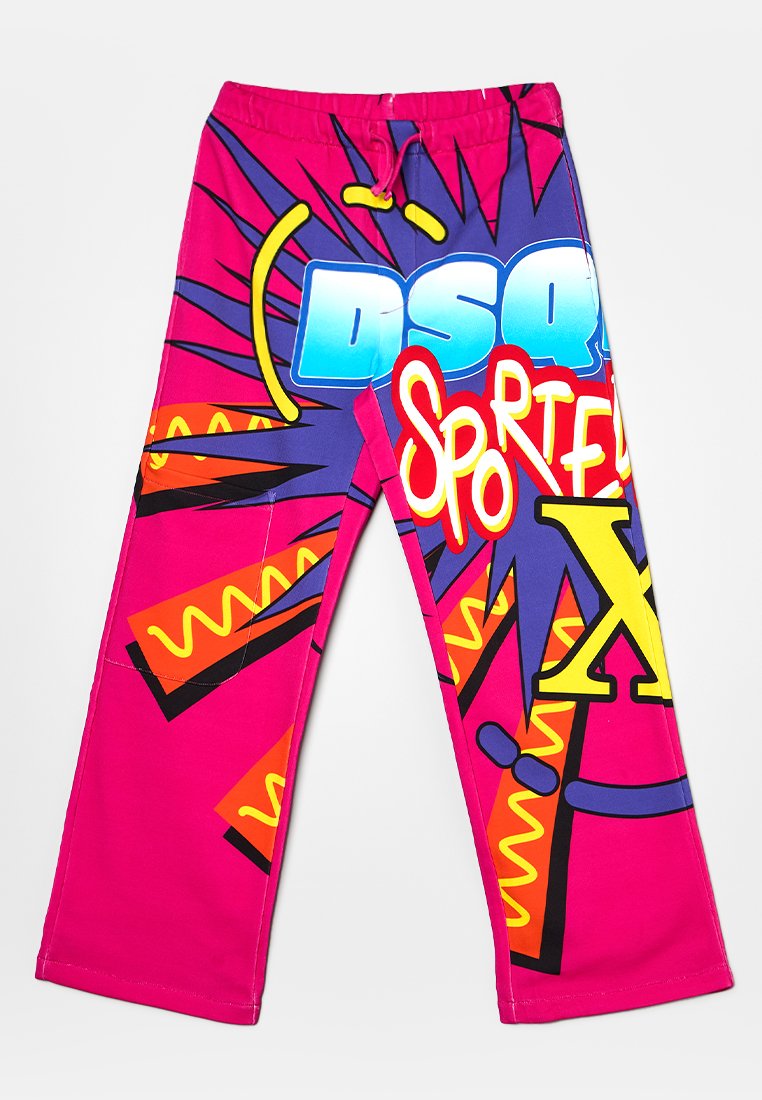Dsquared2 Trainingsbroek donkerroze