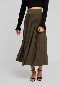 Anna Field Petite Saia evasé - olive night