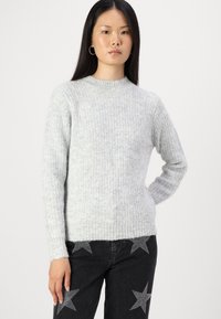 ONLY ONLMAGGIE LIFE O NECK  - Pulover - light grey