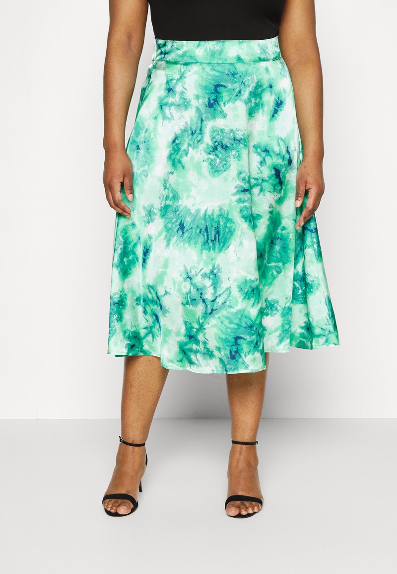 Object Curve OBJSUMAI CELESTE SKIRT - Φούστα σε γραμμή Α - fern green