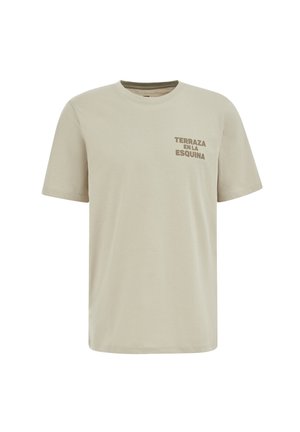 WE Fashion, Tričko s potlačou - greyish green
