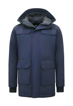 Local Fanatic, LANGE WINTERJAS PARKA - BLNW - BLAUW - 7169 - Parka - blauw
