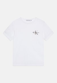 Calvin Klein Jeans - CHEST MONOGRAM UNISEX - Navadna majica - bright white Miniaturna slika 1