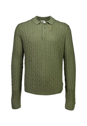 BUTTON - Longsleeve - dusty army
