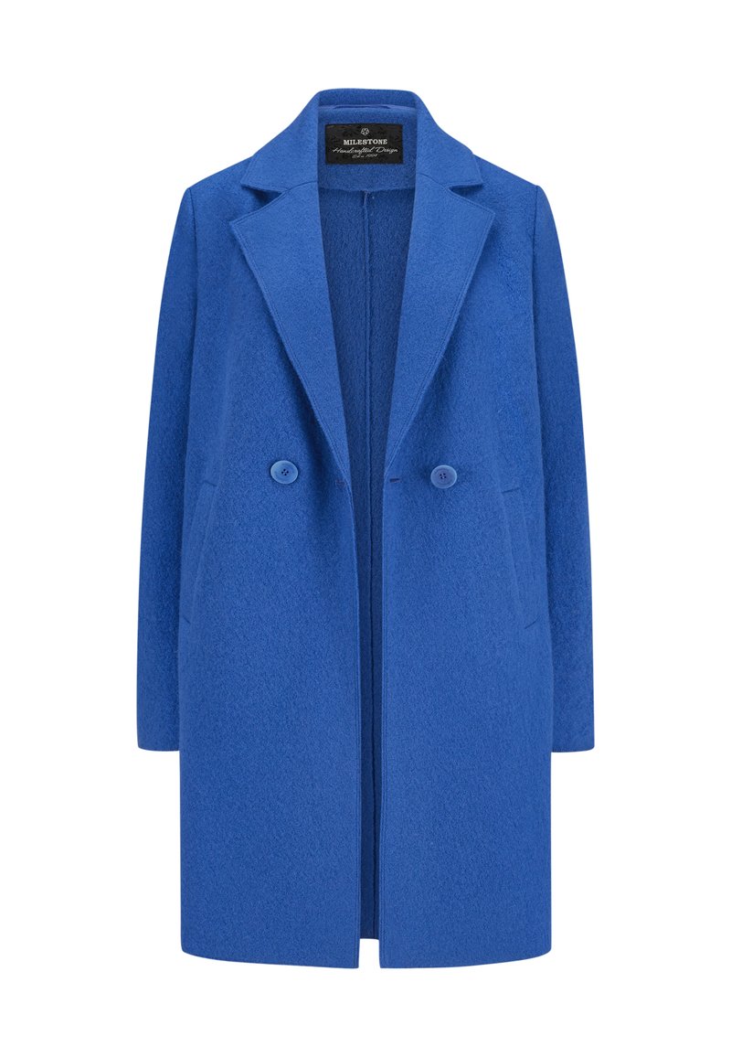 Milestone MSANDROMEDA Klassischer Mantel blau Zalando