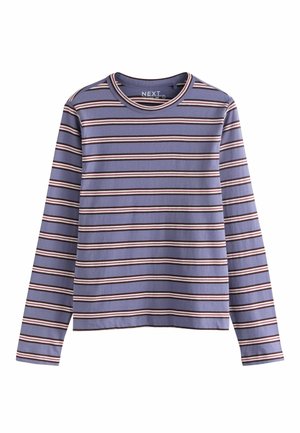 Next, LONG SLEEVE STRIPE CREW NECK T-SHIRT - Long sleeved top - blue stripe