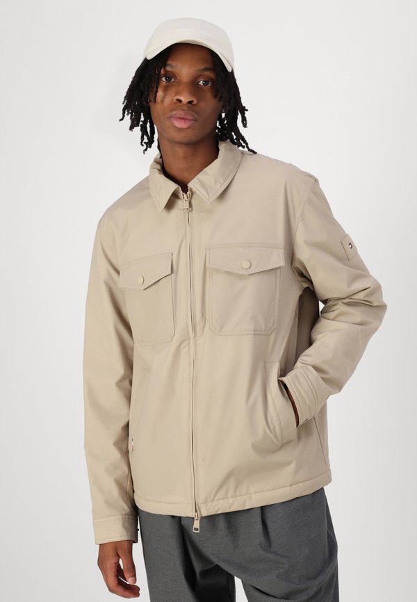 PADDED SHIRT JACKET - Light jacket - sandalwood4