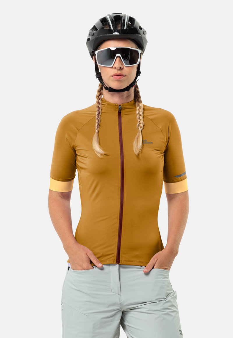 Jack Wolfskin - GRAVEX  - Cycling Jersey - salted caramel, Enlarge