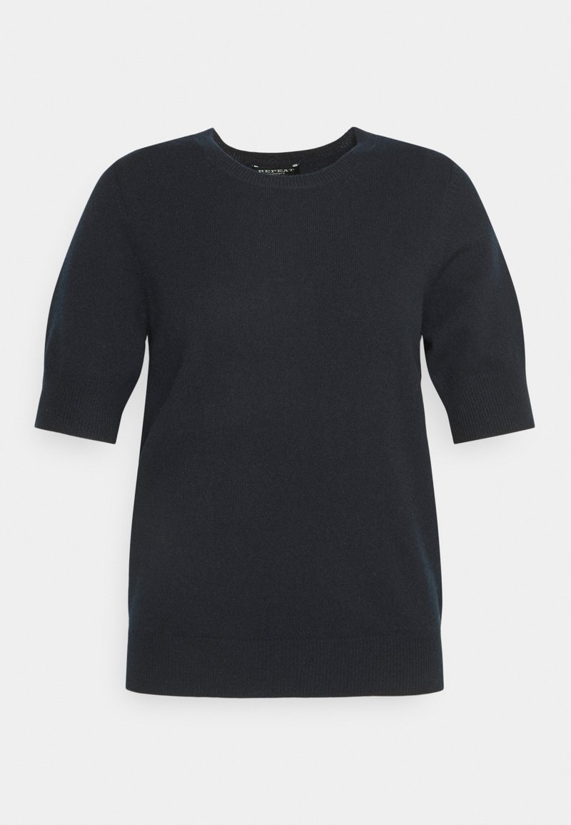 Repeat T-shirt básica - navy