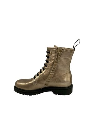 Stivaletti con plateau - oro