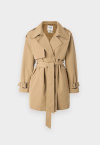 Abercrombie & Fitch Mid-Length Trench Coat - Trenčkot - tigers eye