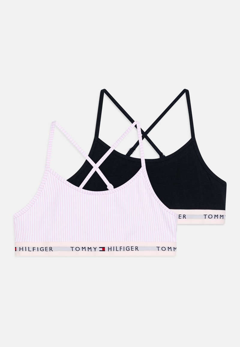 Tommy Hilfiger STRAPPY BRALETTE PRINT 2 PACK - Topp - monotype ithaca/desert sky