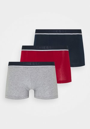 Schiesser 3 PACK - Apakšbikses - mottled grey/red/dark blue