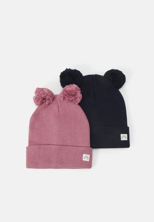 KIDS EAR BEANIE UNISEX 2 PACK - Beanie - dusty pink