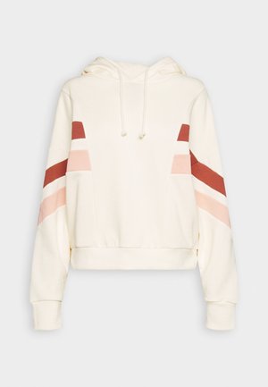 Even&Odd, Hættetrøje - white/brown/pink