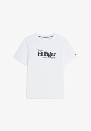 Tommy Hilfiger, NAUTICAL CHEST GRAPHIC TEE BRAND LOVE - T-shirt imprimé - white