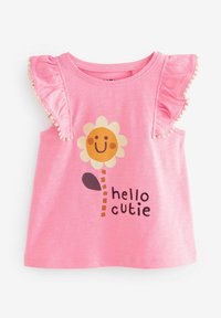 Next 4 PACK REGULAR FIT - T-shirts print - pink holiday palm tree