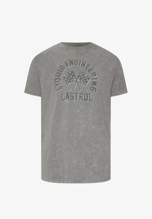 BadRhino, MEN'S PRINTED T-SHIRTS - T-shirt imprimé - grey