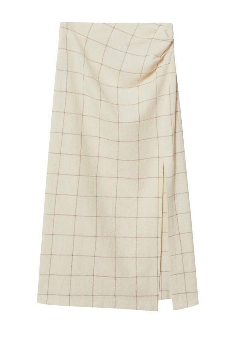 Mango A-lijn rok crème Mango A-lijn rok crème