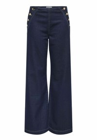 Wide Leg - dark blue denim