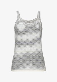 Unselected, creme rauchblau