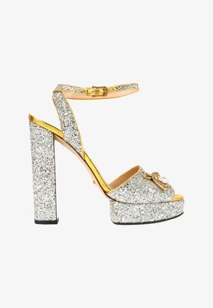 Gucci, Sandales à plateforme - silver-coloured