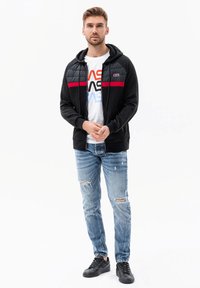 Ombre Kardigan - black