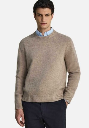 John Henric, Striktrøje - beige