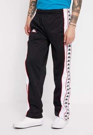 Kappa BANDA BIG BAY SNAP - Pantaloni sportivi - black/white