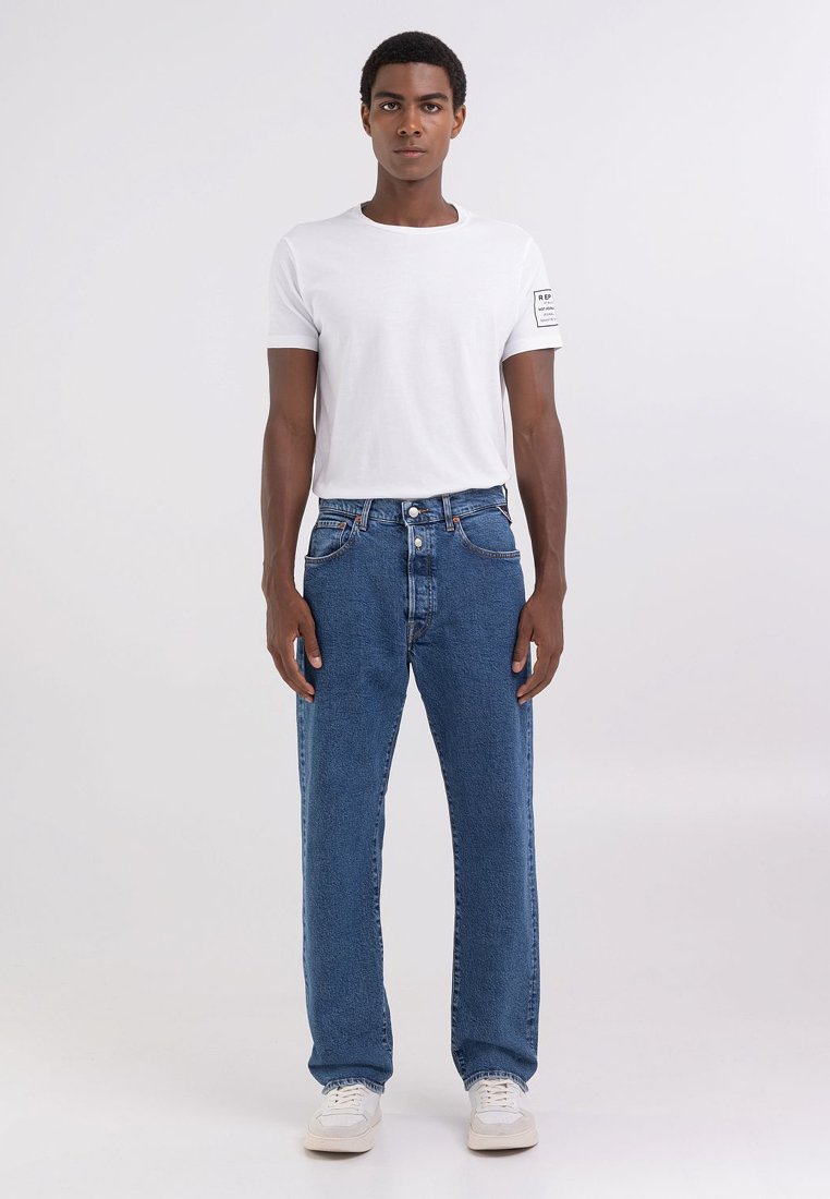 Replay Straight leg jeans blauw denim/bluedenim Replay Straight leg jeans blauw denim/bluedenim