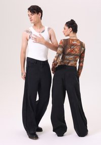 YOURTURN UNISEX - Baggy Jeans - washed black
