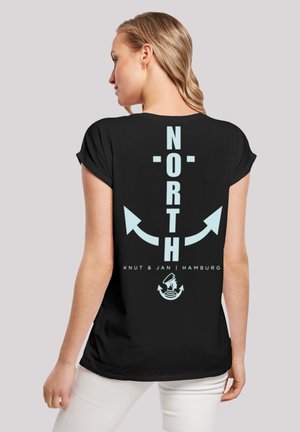 NORTH ANKER KNUT JAN HAMBURG - Print T-shirt - schwarz
