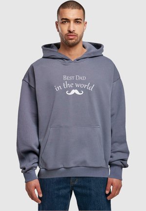 FATHERS DAY - BEST DAD IN THE WORLD 2 ULTRA HEA - Kapuzenpullover - vintageblue