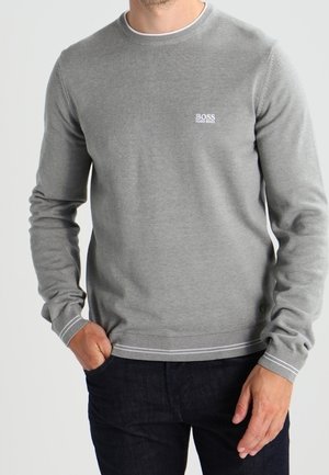 Strickpullover - mottled grey