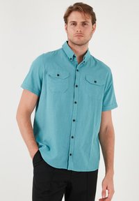 REGULAR FIT - Camisa - petrol blue