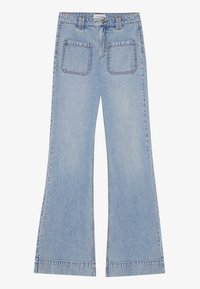 Široké džíny - light blue denim