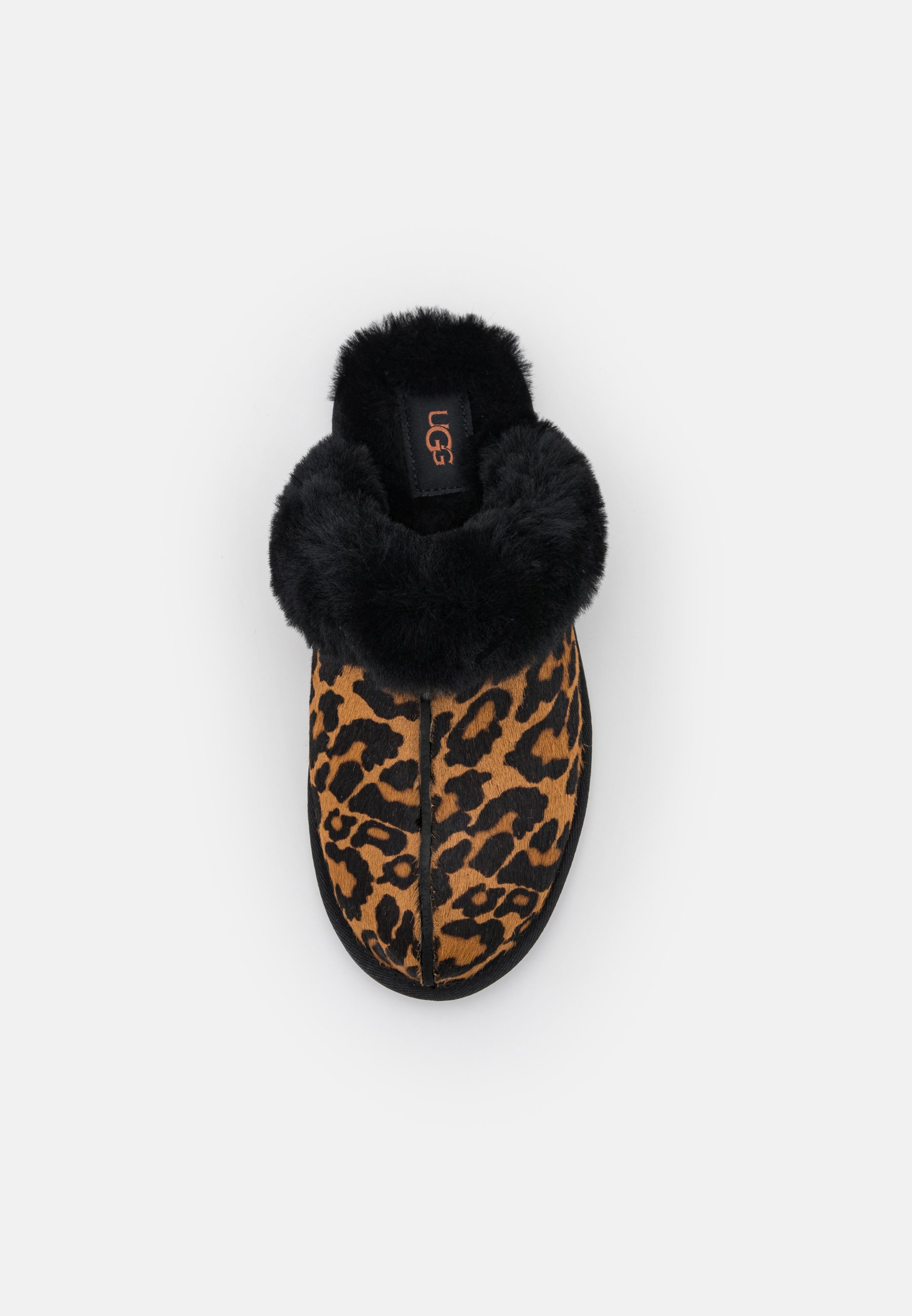 black leopard print ugg slippers