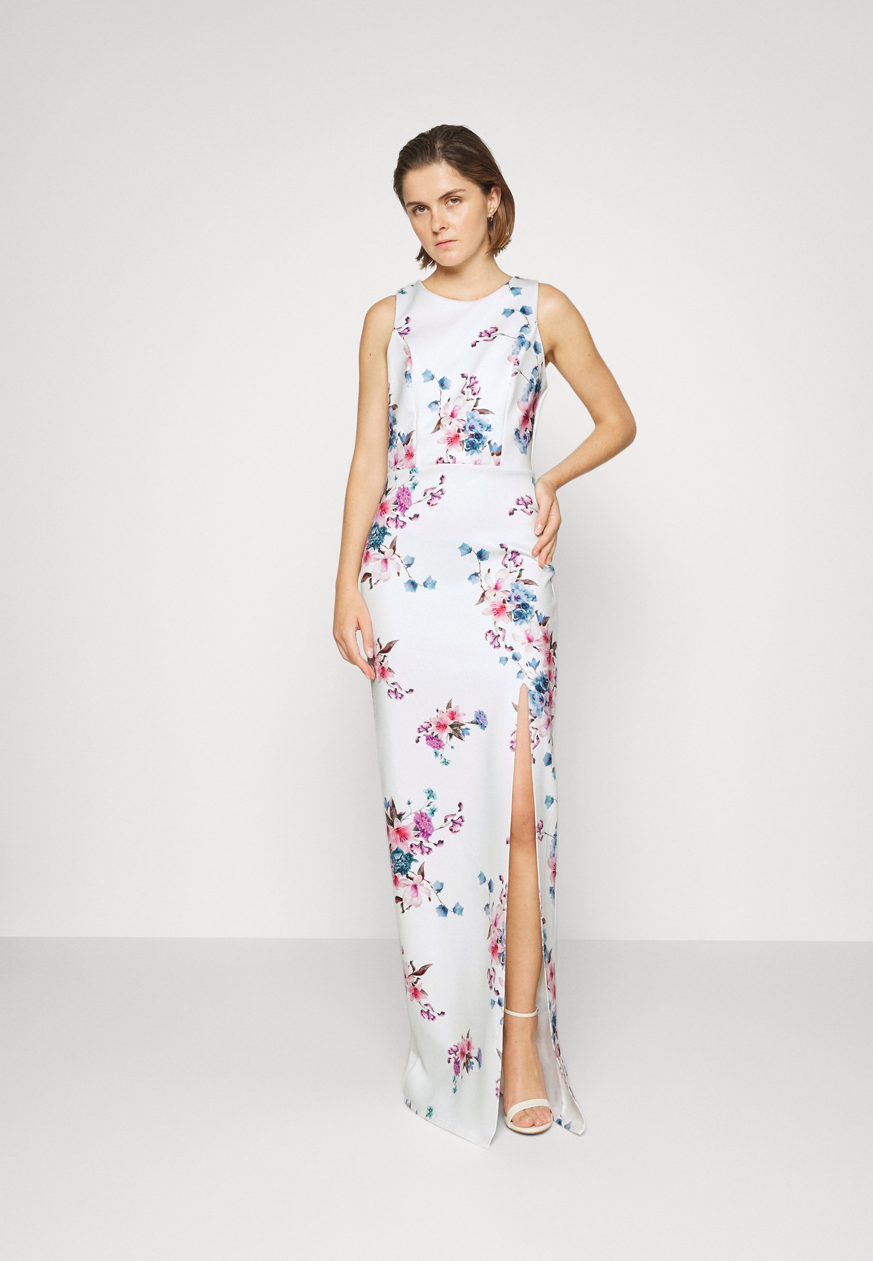 WAL G TALL BRIGITTA ROUND NECK MAXI 