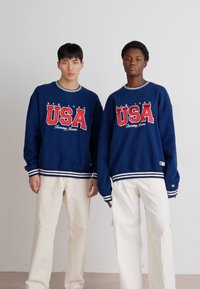 Tommy Jeans ARCHIVE GAMES TEAM USA CREW UNISEX - Sudadera - twilight indigo