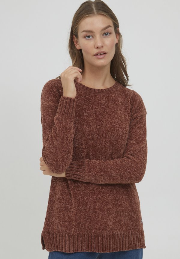 OXELVINA - Jumper - dark cinnamon