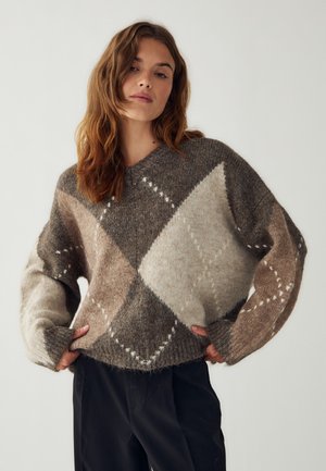 Noella, LAI - Jumper - ash brown mix