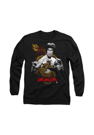 BRUCE LEE GOLDEN YEAR OF THE DRAGON - Long sleeved top - black